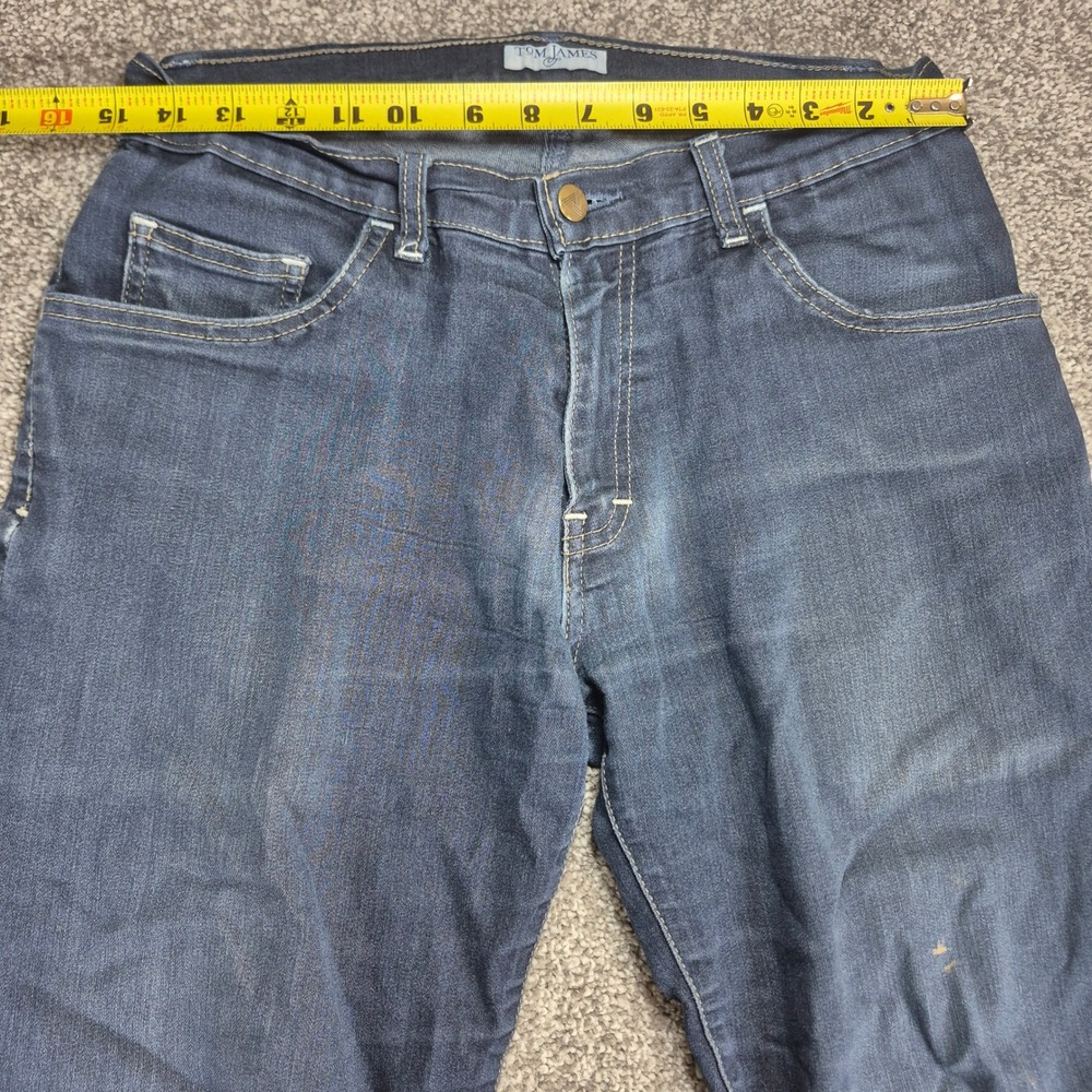 Tom James Blue Delta Jeans Mens 30x30 Denim Custom Made in USA - Picture 5 of 11